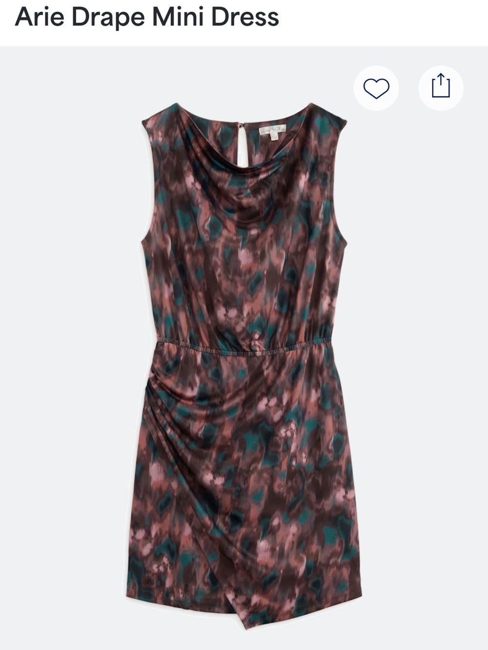 Drape Mini Dress